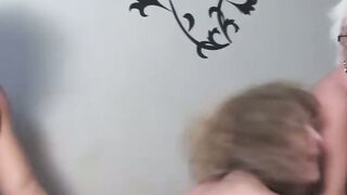 Freaky old ladies incredible sexy foursome with long penis bro