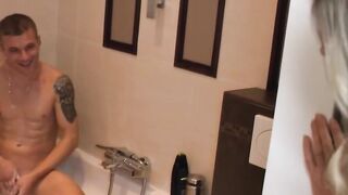 Unshaved Cunt GILF Only Wants The Neighbors's Grandson Huge Penis