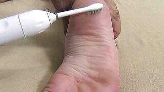 Foot tickling torment with bound amateur hunk Aldo