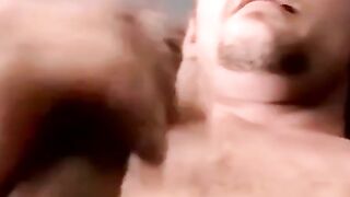 Amateur guy strokes his cock to porn while recorded with cam