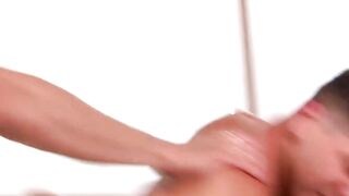 Anal from behind after two hunks try out new fleshlight