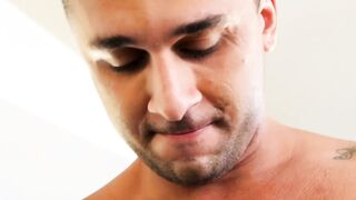 Bareback kitchen sex with Spencer Laval and Laith Inkley