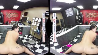 Beauty alt-cunt with mouth, Katrina Jade, pays for her new ink with her