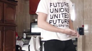 LecheLatinos.com - Young gay Latino breeds and blows a hung top for money and pleasur
