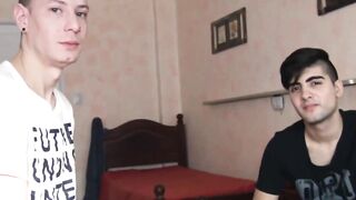 LecheLatinos.com - Young gay Latino breeds and blows a hung top for money and pleasur