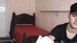 LecheLatinos.com - Young gay Latino breeds and blows a hung top for money and pleasur
