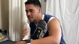 MaleFeetXXX.com - Obsessed Dan's intense sniffing and licking of hairy Nathan L's fee