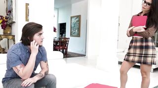 Sexy Ivy Ireland gets her juicy pussy rammed hard by horny Tyler Cruise