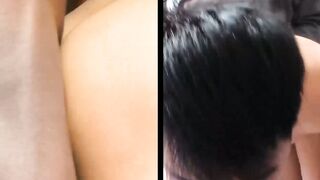Attractive asian delinquent rough ass pounded deep by BBC