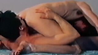 Vintage hotties Francis Ellie and Shawn fuck one another with fervor