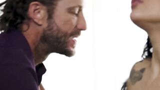 Raven haired Vanessa Sky is all ready to get pounded by long dicked Ryan Mclane
