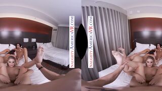 Lucky driver gets caught up inside foursome with Brooke