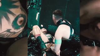 KawasakiYoshi.com - Mutual fisting action with cock hungry sluts Axel Abysse and Yosh