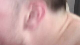 Twink gets hard while he is watched and gets banged