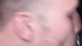 Twink gets hard while he is watched and gets banged