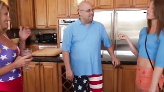 FamilyHandle.com - Brunette babe Kirsten Lee gets fucked at the family meeting