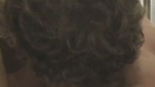 Curly haired hunk Kent Montana ball licking and cock sucking