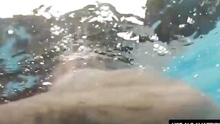 RealAltGuys.com - Young tattooed skater twink gets his cock deepthroated in the pool