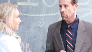 Audrey Royal and Emma Hix fucks with their horny teacher