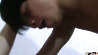 PinoyBoys.com - Adorable twink Vahn's drilling on a bed in multiple sex positions