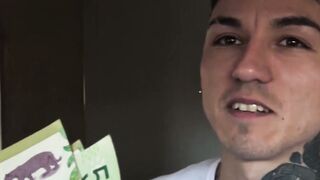Nasty dudes Axel and Rodrigo strip their clothes to fuck each other for cash