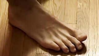 Hot young twink Evan Heinze gets tormented by tickling his naked feet and chest
