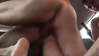 BoyDesire.com - Jake Richards and Dan's wild car orgy and intense anal