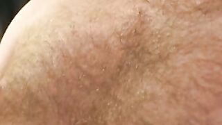 Hairy stud strokes his massive dick and shoots thick loads