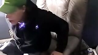 Bottom black dude readies his fat ass for giant white cock