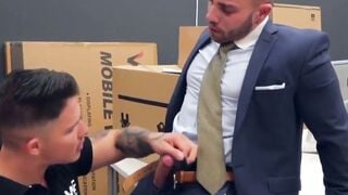 PlayingMen.com - Elegant studs fuck hard after powerful oral session with deep thrust