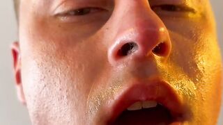 Three naughty gays anal breed Jake Worthy and suck dicks in a wild orgy
