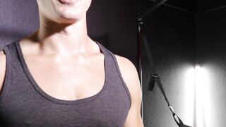 Lucky Brandon Anderson takes his first raw fucking in a dark room with a hottie