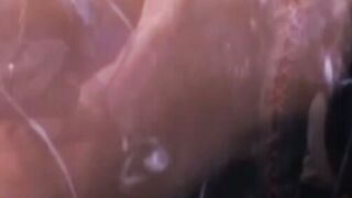 Violator fists Matthieu Paris and Butch Grand, eventually all threemen fist each othe