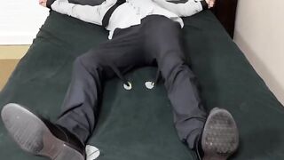 MaleFeetXXX.com - Chad Tyler's naked tickle torment delight by a hairy guy's relentle