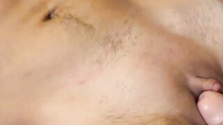 Horny ftm Luke Hudson fingers his wet clit til he cums Hoe 2