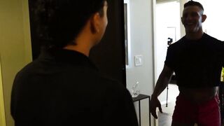 Romeo Rivera gives his tight ass to Jax Thirio for a hot fuck