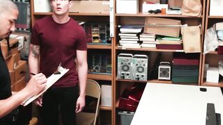 Naughty hunk cop teases cute tatted suspect and fucked Hoe 2