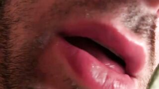 MenWithFur.com - Hairy freak Dempsey strokes his boner and licks his pits