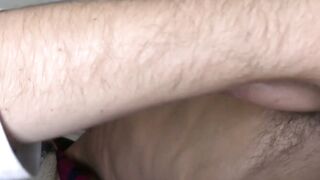 Big teen cock in nature and handjob