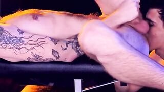 TwinkStrokes.com - Athletic twink Justin and Declan rim and fuck in hot bareback