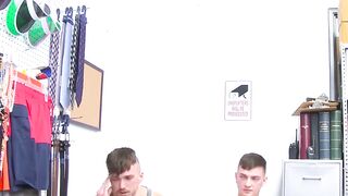 SayUncleNetwork.com - Two jocks raw-banged by a hot BBC police officer for petty thef