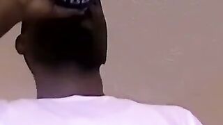 JoeSchmoeXXX.com - Hot black stud KG strokes his thick cock in his solo cam show