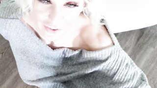 Exotic blonde Kenzie Taylor fucked reverse cowgirl after BJ