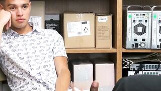 BoyPunish.com - Handsome perp's swallowing and raw BBC ass fucking by a horny securit