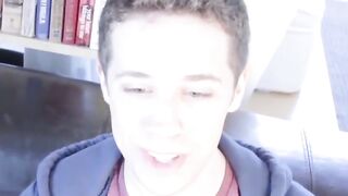 Young man has his ass destroyed after sucking hard cock