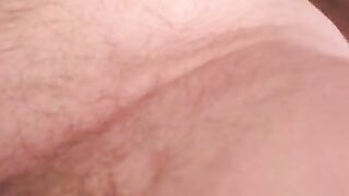 Mature stud masturbates intensely after being interviewed