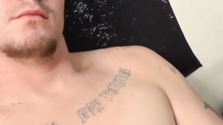 Young straight jock loves tugging and emptying his balls
