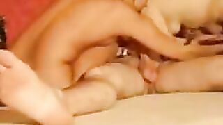 Wife Shares Her Mans Cock With Her Friend