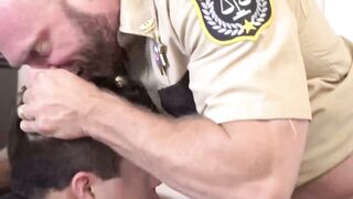 Officer Killian Knox punishes his alluring stepson Killian Knox asshole Hoe 2