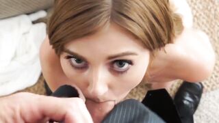 TeensFuckingDads.com - Teen Miley Cole sucks and rides stepdad's hard cock